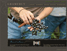 Tablet Screenshot of gramercyvineyards.com